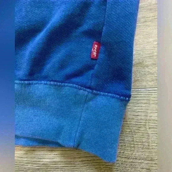 Vintage Levi's Pullover Crewneck Sweatshirt Mens Size Large Classic Blue - Picture 7 of 11